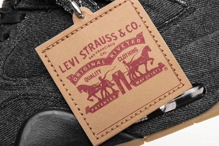 Black Air Jordan Denim AO2571-001 4 Levi's 0312